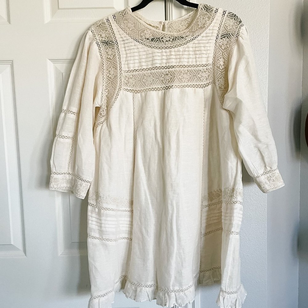 Free People Gorgeous White Lace Dress